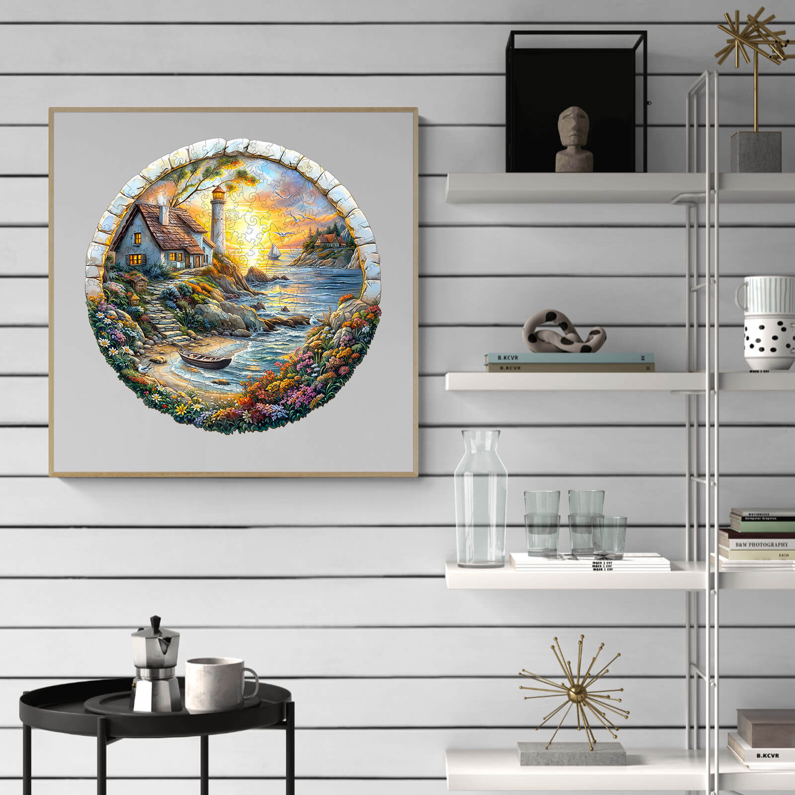 3D Sea island Wooden Jigsaw Puzzle