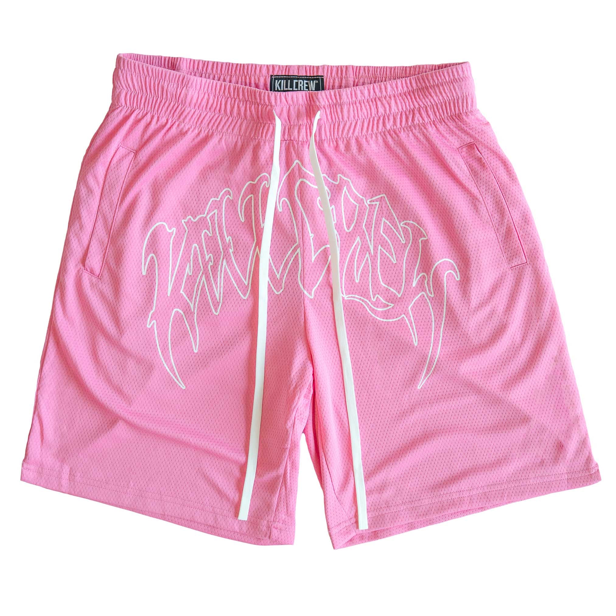 RELAXED CUT SHORTS CLASSIC - PINK / WHITE