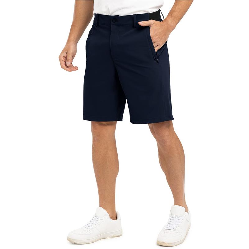 Men’s 9” Quick-Dry Stretch Golf & Work Shorts – Lightweight Casual Shorts with 3 Pockets