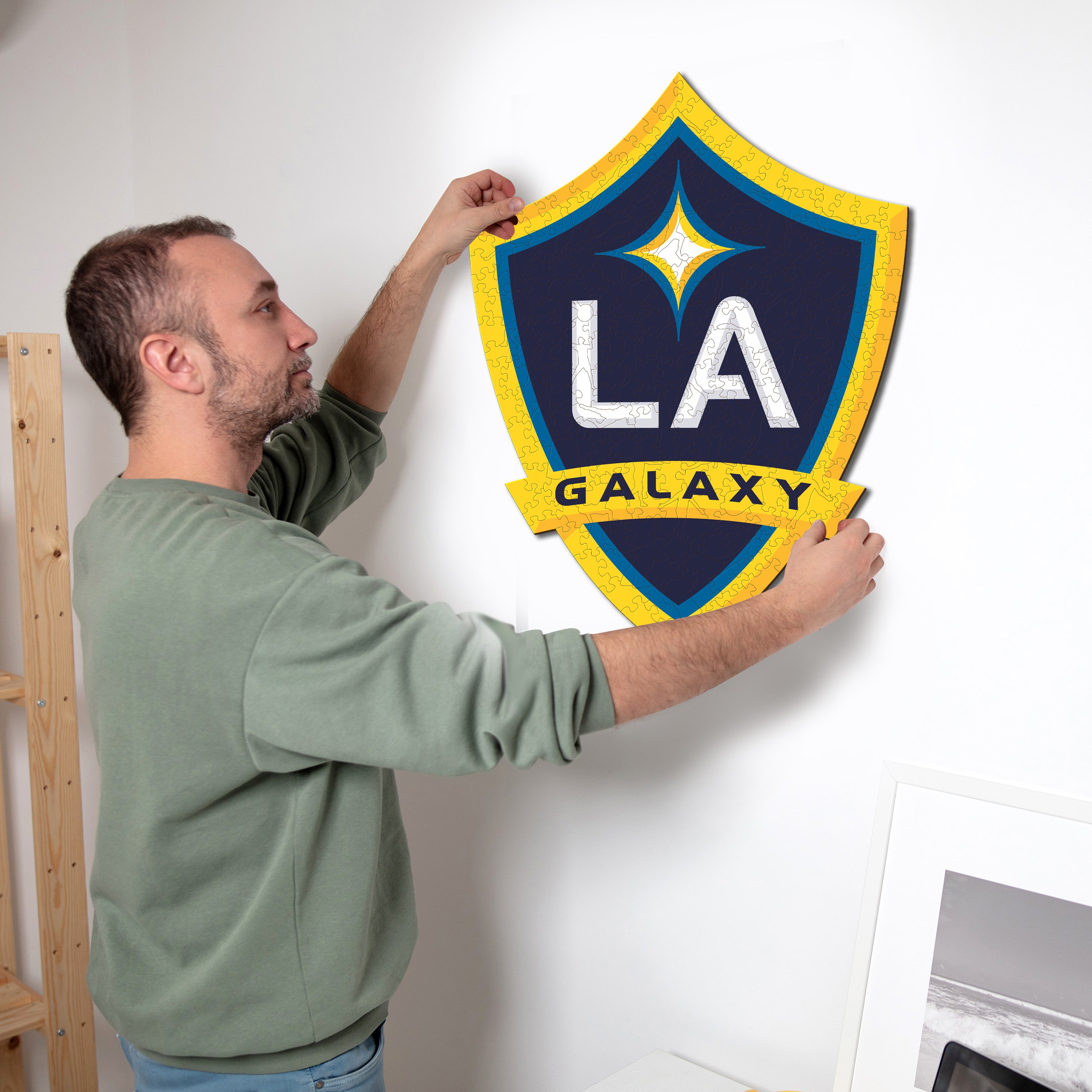 LA Galaxy® Logo - Wooden Puzzle