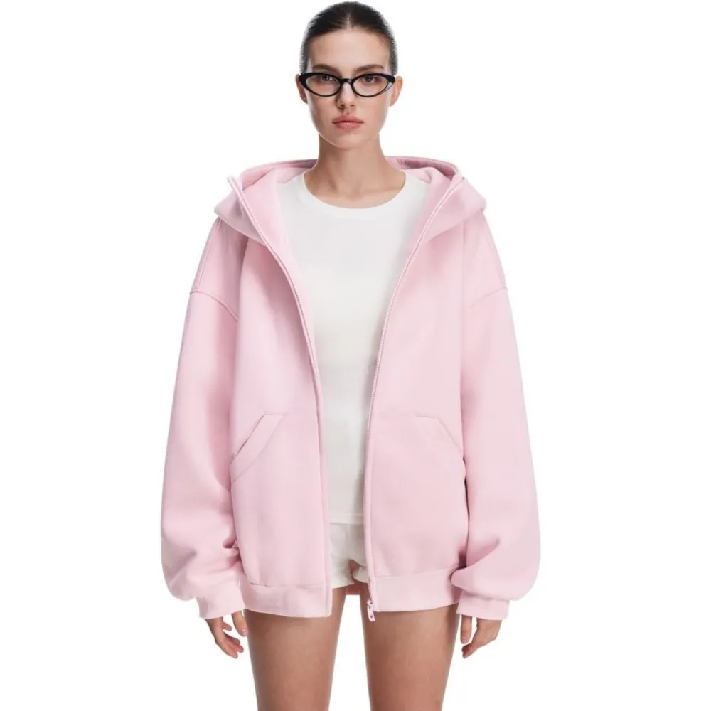 Women's Oversized Zip-Up Hoodie