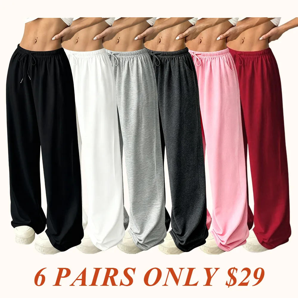 Women's Casual Loose-Fit Drawstring Pants