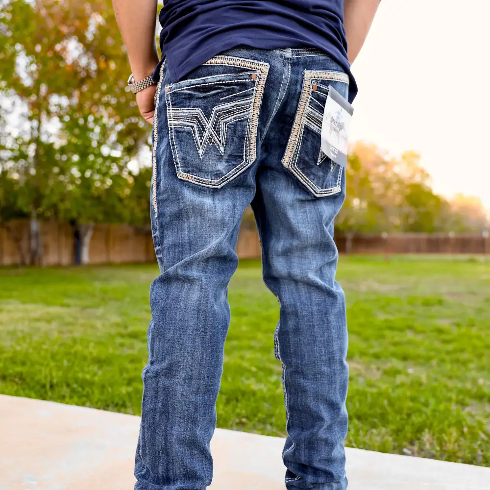 Men’s SA-047 Straight Fit Blue Jean
