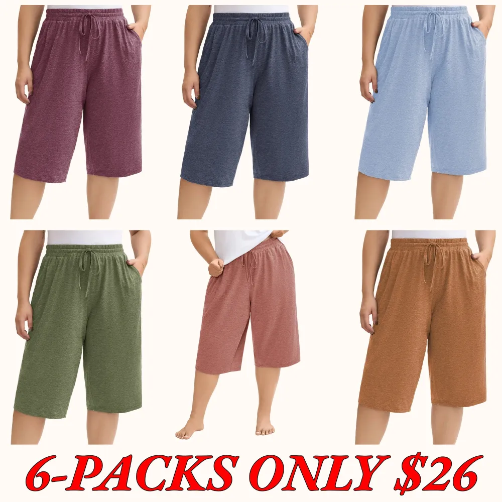 Color-block Knitted Drawstring Lounge Pants