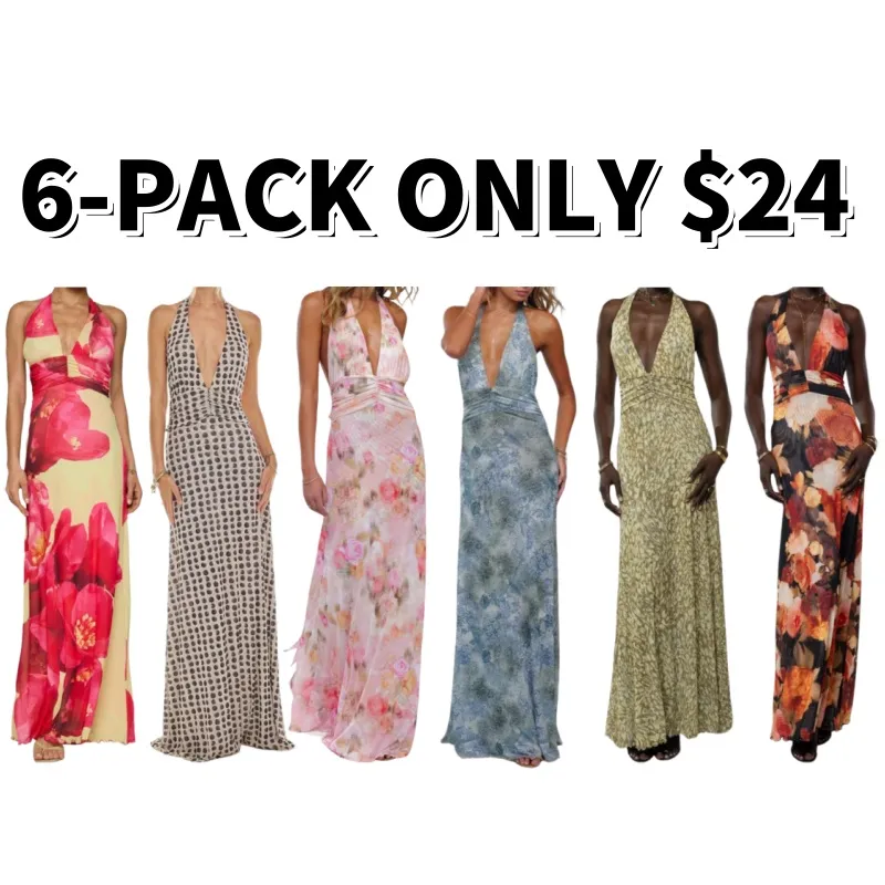 ​​Women's Floral Summer Dress  (Just $4 Each!)