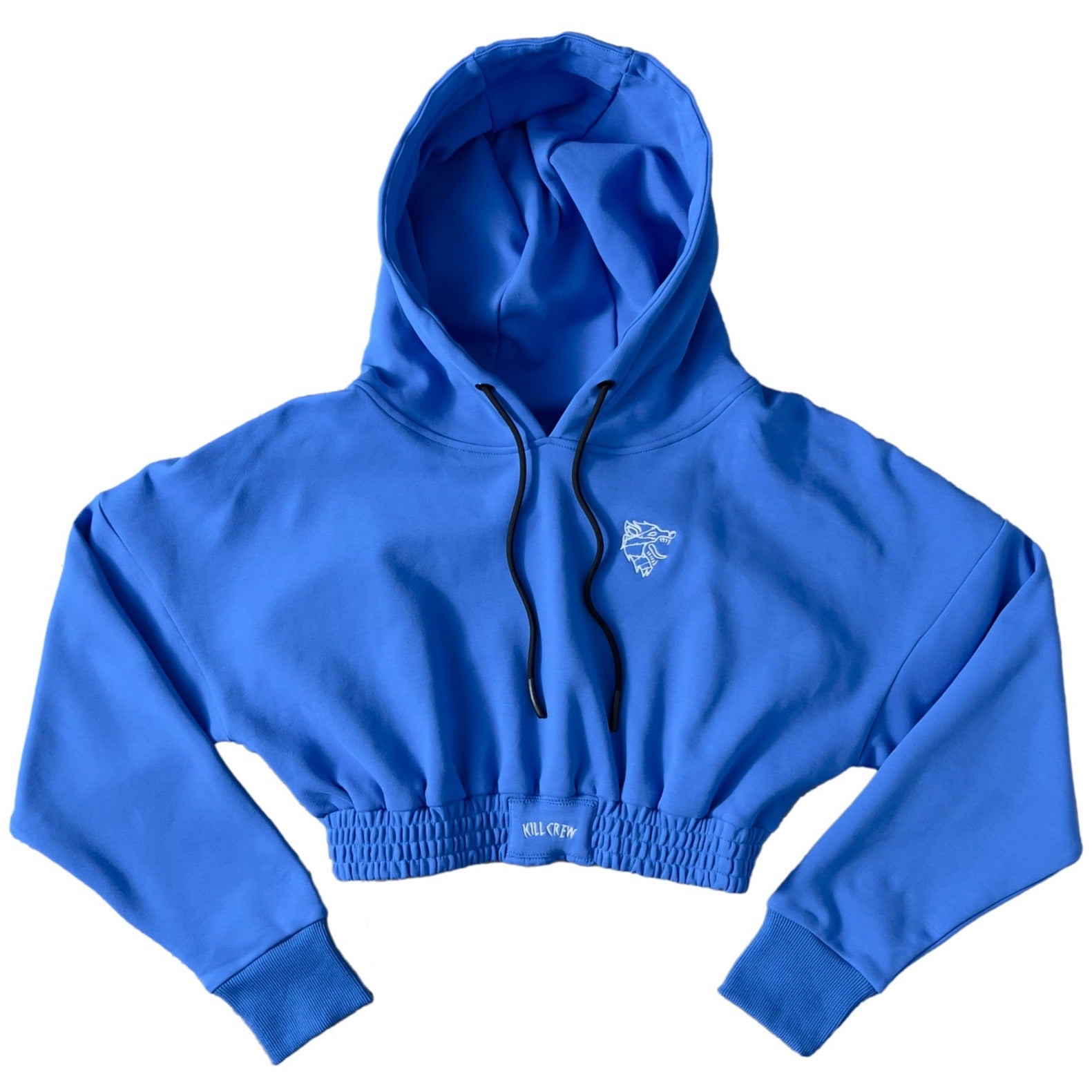 CROP HOODIE - BLUE
