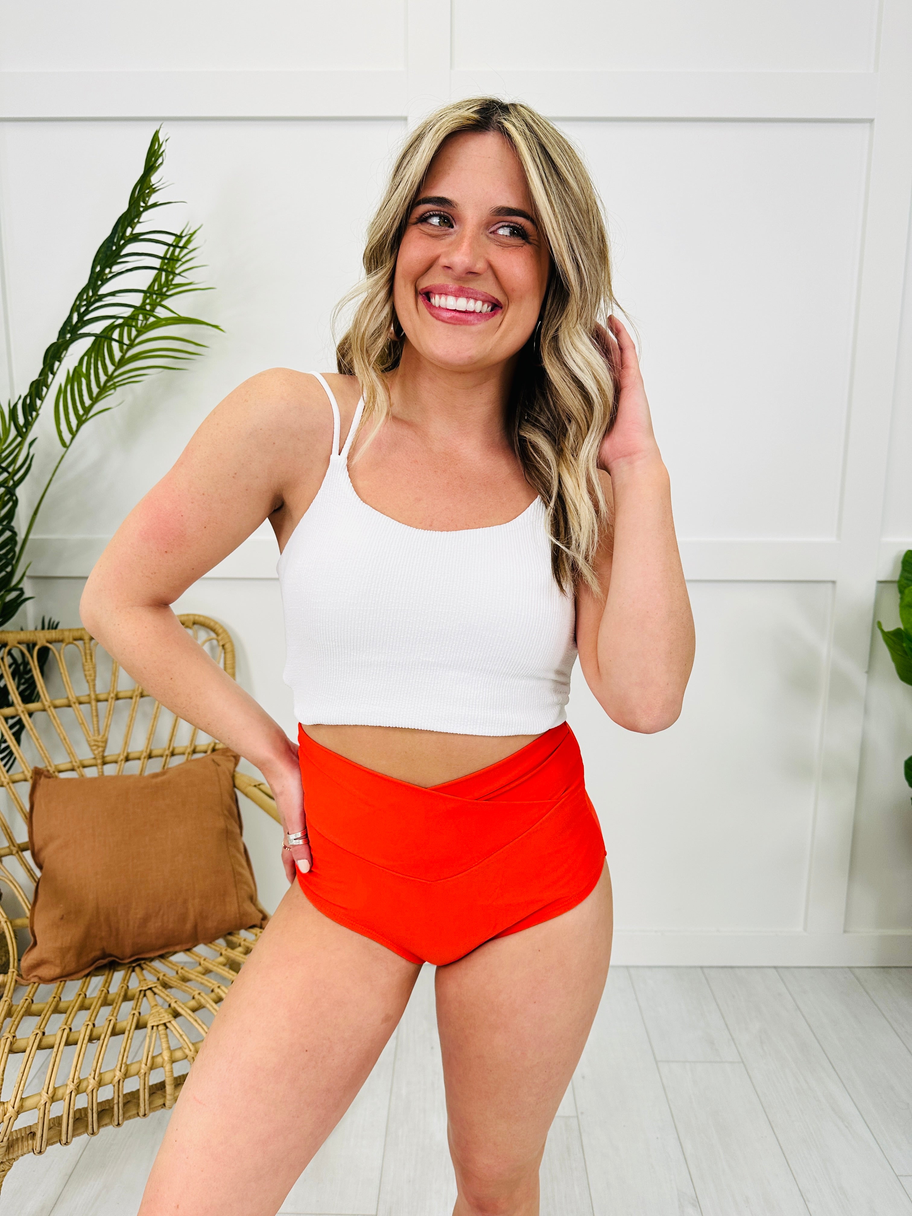 The Morgan Swim Top in White