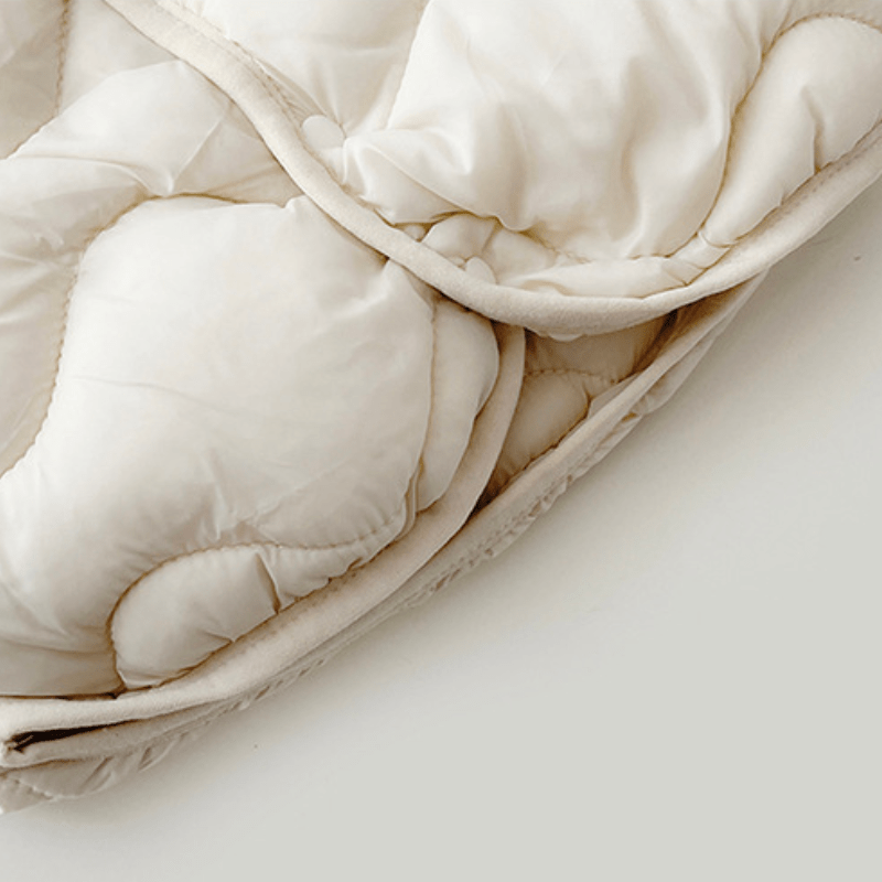 Baby Lapel Solid Color Cotton Padded Jacket