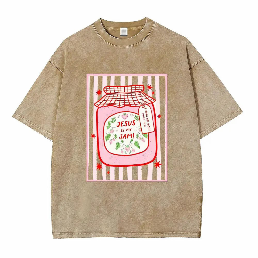 Unisex Jesus Is My Jam Graphic T-Shirt – Strawberry Jar Christian Tee