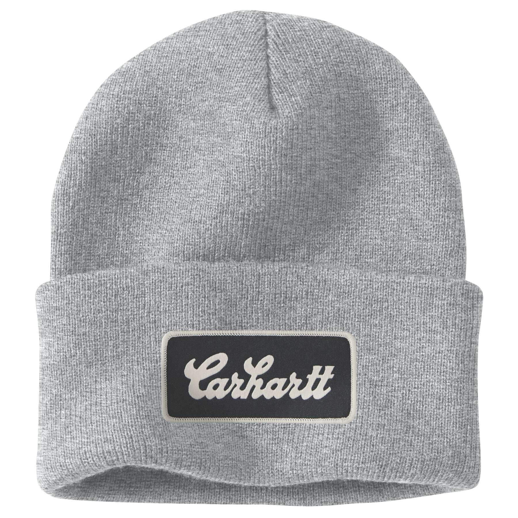 CHT Knit Cuffed Script Patch Beanie 107007