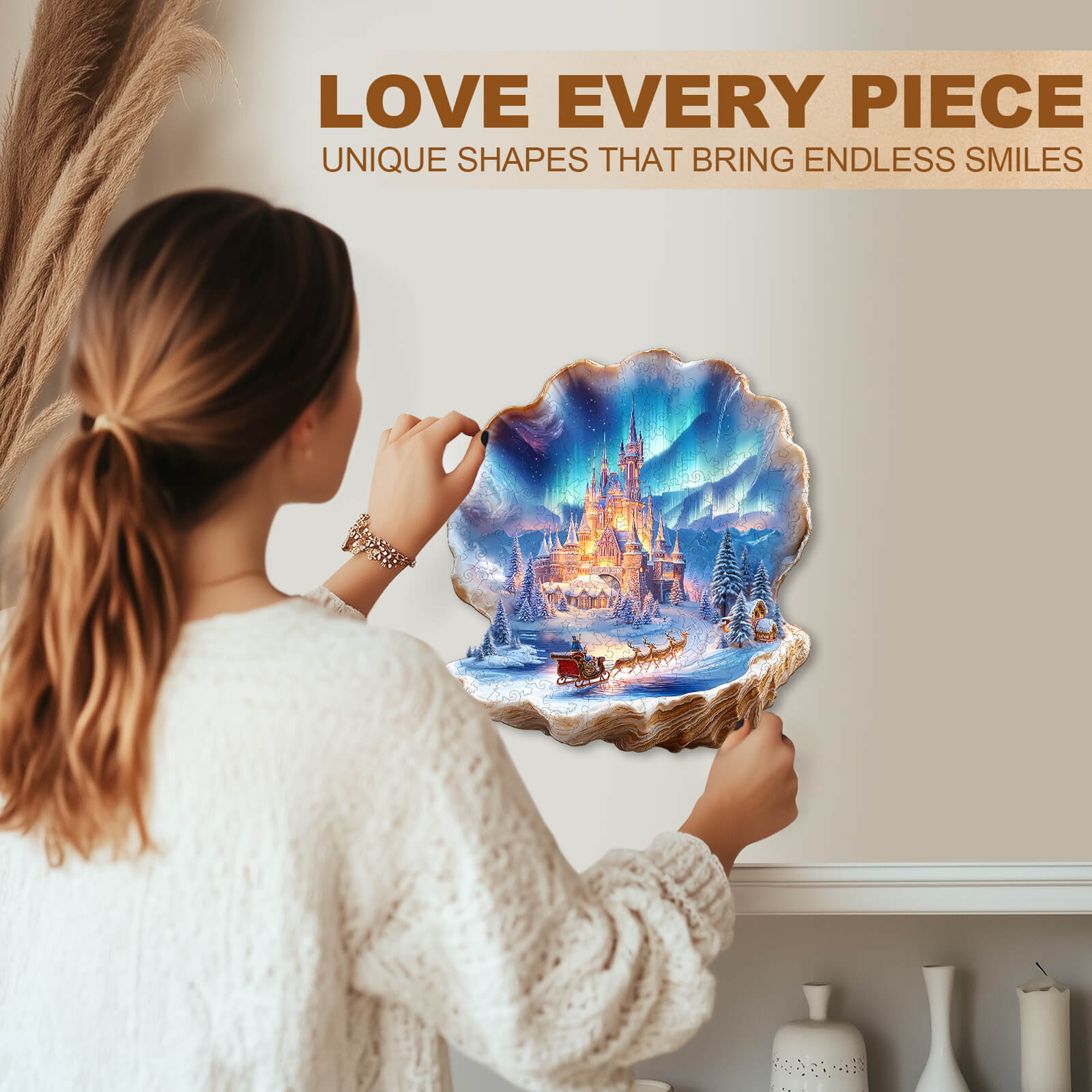 Shell Castle Wooden Jigsaw Puzzle
