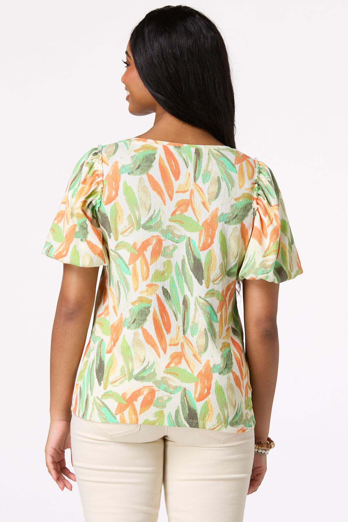 Textured Citrus Leaf Top
