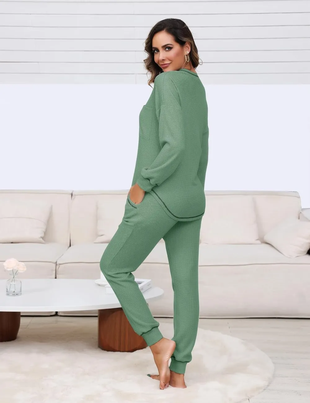 Womens Two Piece Outfits Lounge Sets