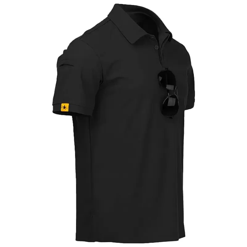 💥Order Today Get a Free Sunglasses💥 Mens Polo Shirt Short Sleeve Sports Tactical T-Shirt Athletic Golf Polos