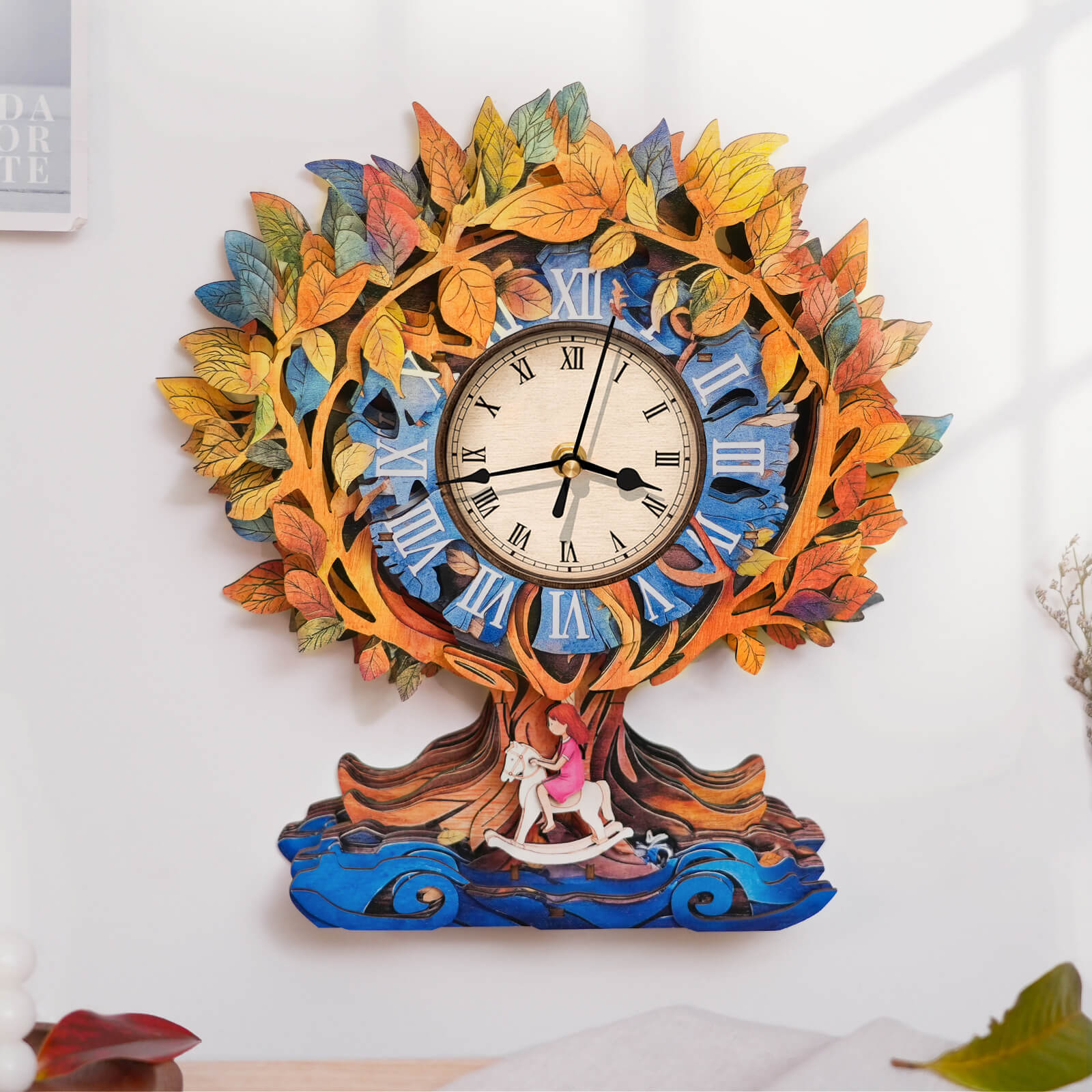 Tree of Life – DIY Wooden Clock, 3D Puzzle Craft Kit