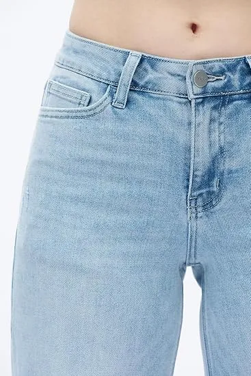 Mid-low Rise Baggy Jeans