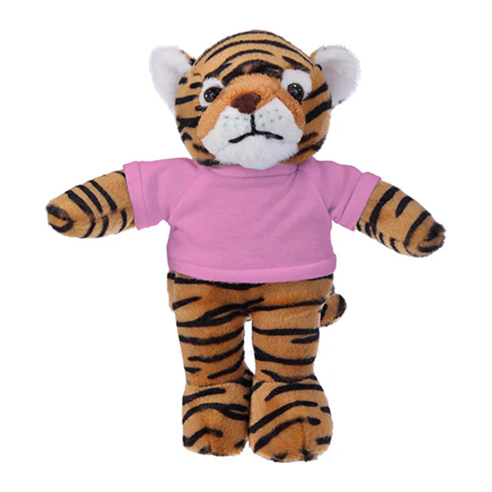 Soft Plush Tiger with Tee 8inch