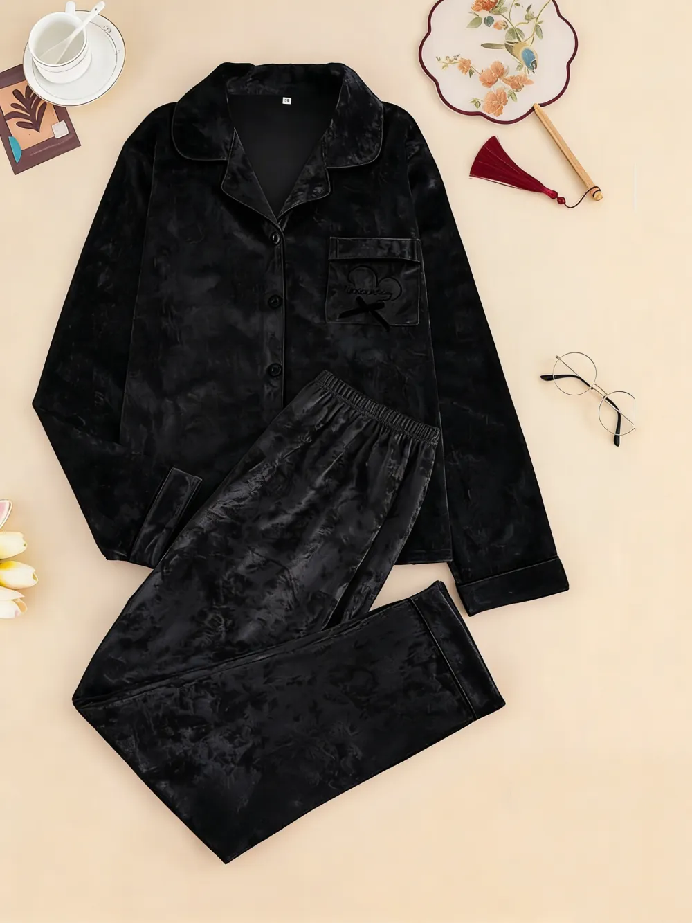 Women's Elegant Winter Pajama Set