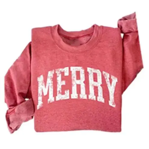 8-Pack Unisex Retro Merry Christmas Sweatshirt - Family Cute Christmas Gift