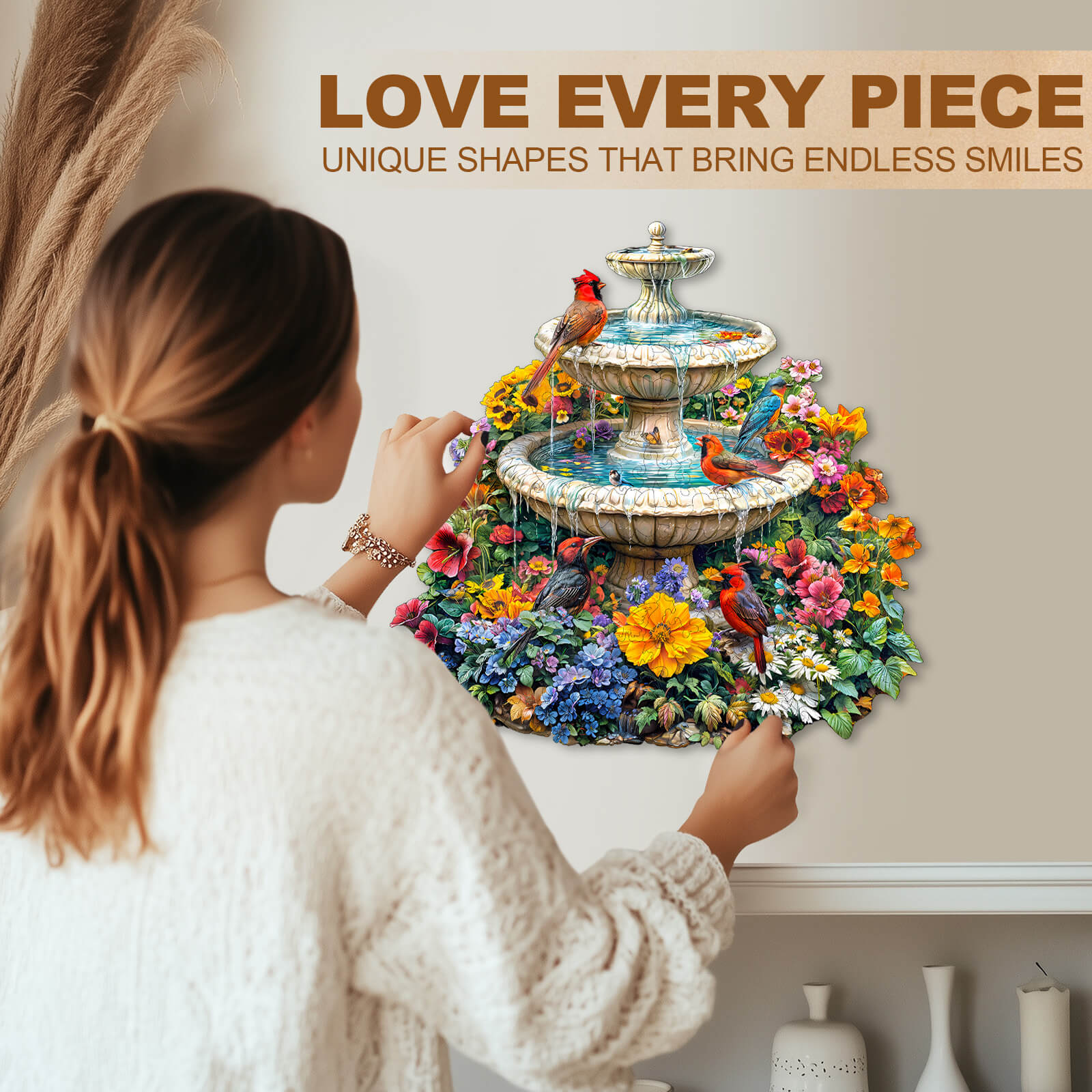 Garden Melody Wooden Jigsaw Puzzle