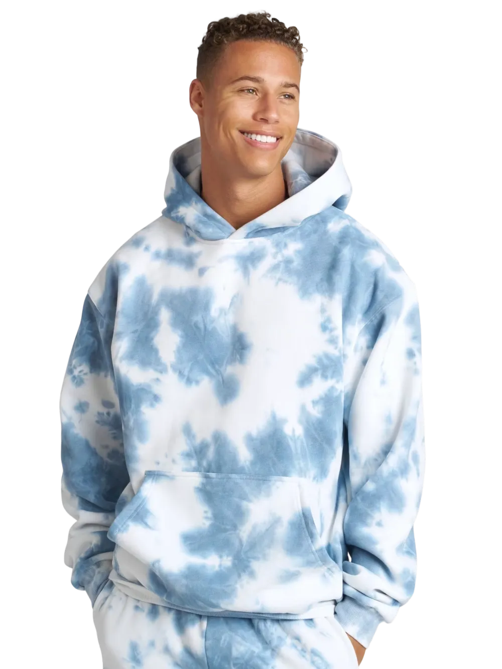 Tie-dye unisex hooded sweatshirt