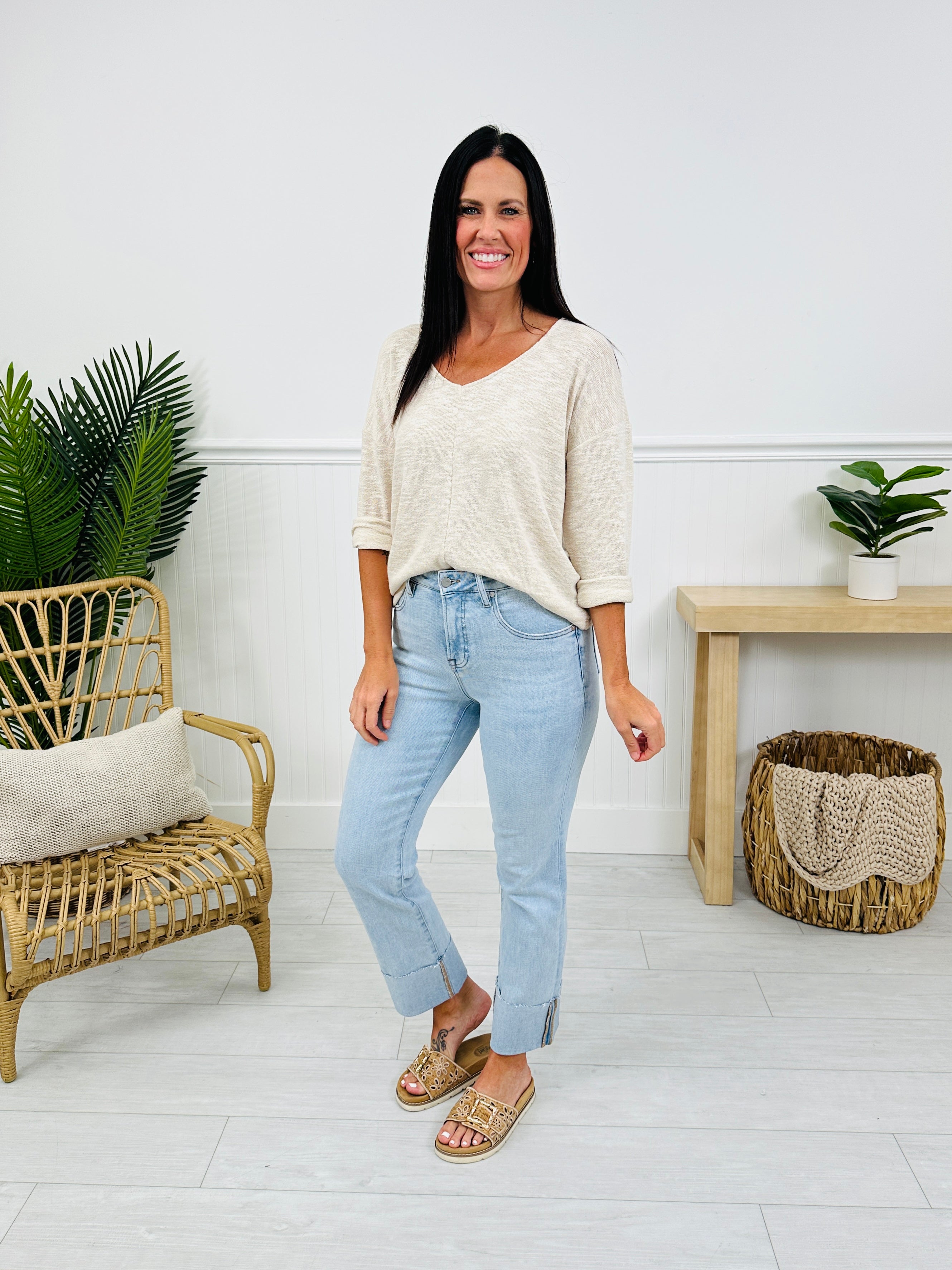 MOCO Exclusive Not Your Mother's Tummy Control Mom Jeans