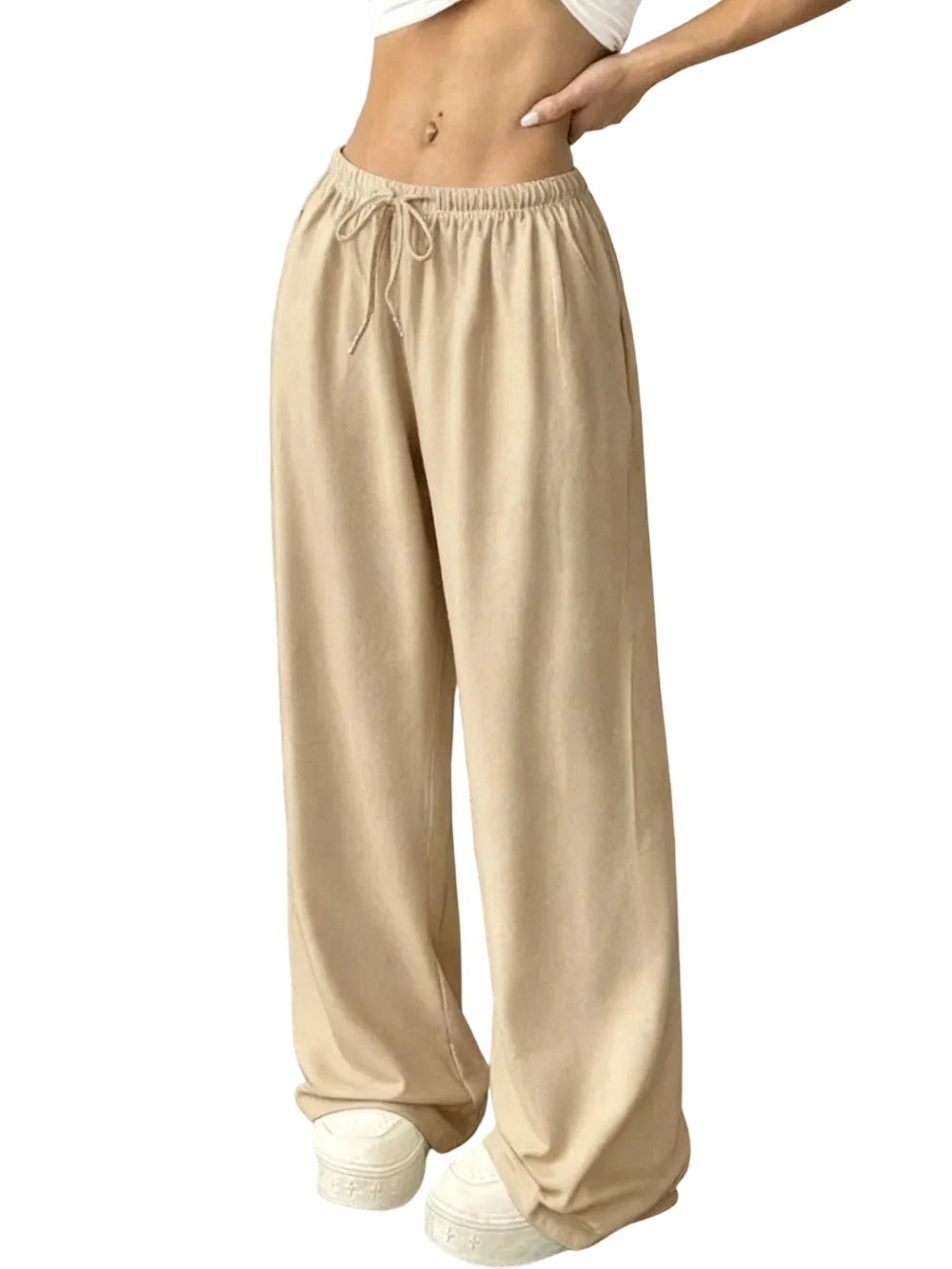 Women's Casual Loose-Fit Drawstring Pants