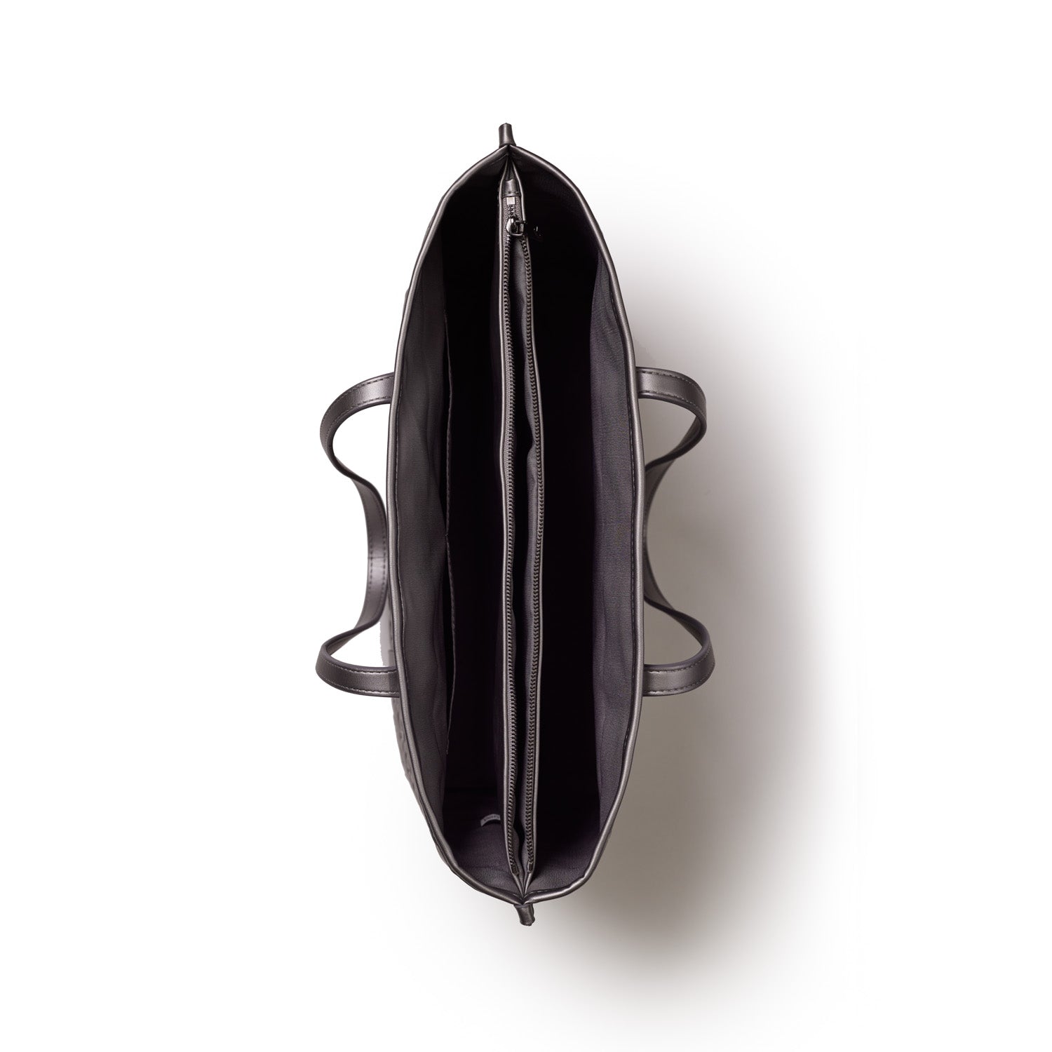 MONOGRAM SLEEK TOTE - PLATINUM