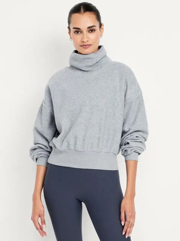 Women's Oversized Performance Microfleece Sweatshirt