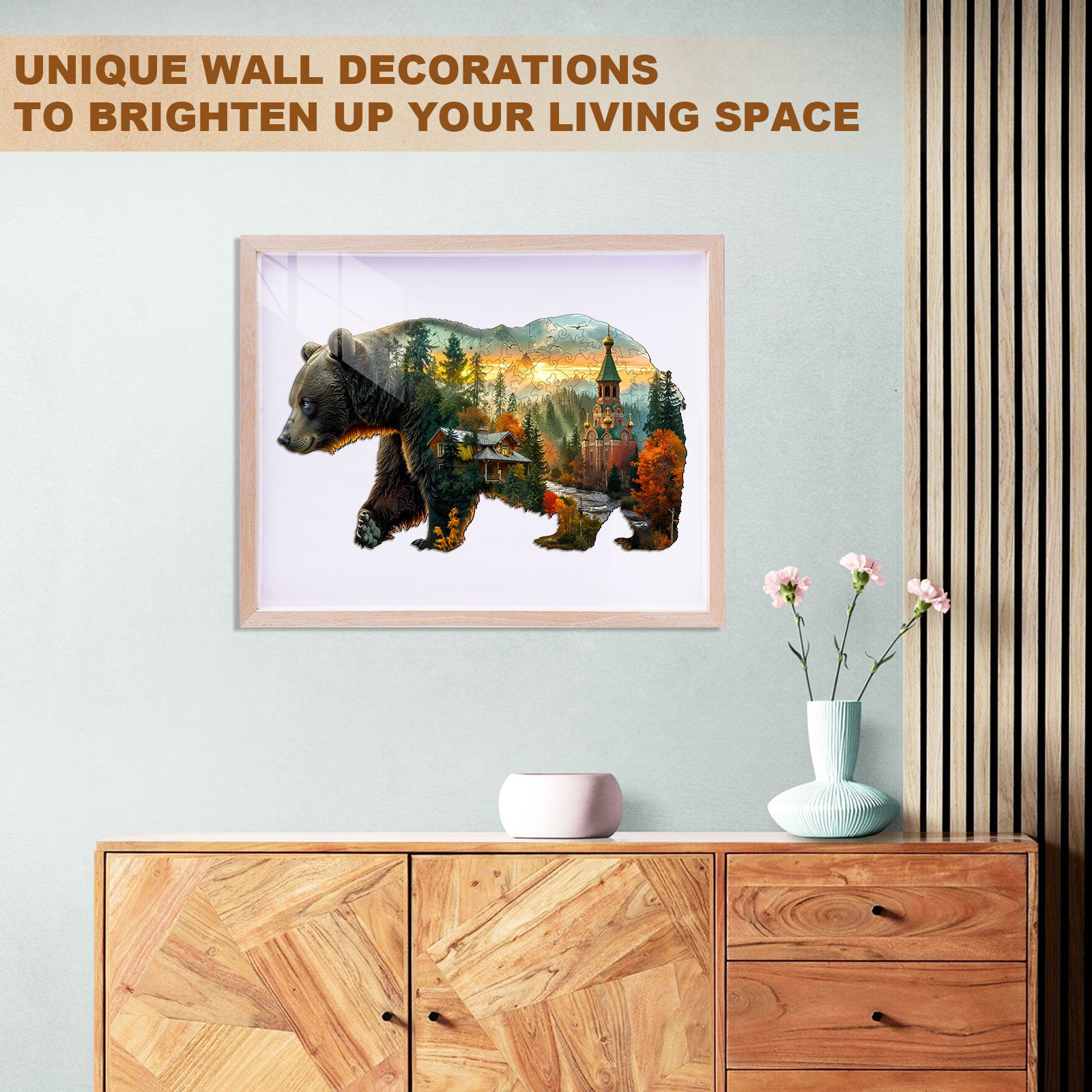 Forest Bear Wooden Jigsaw Puzzle