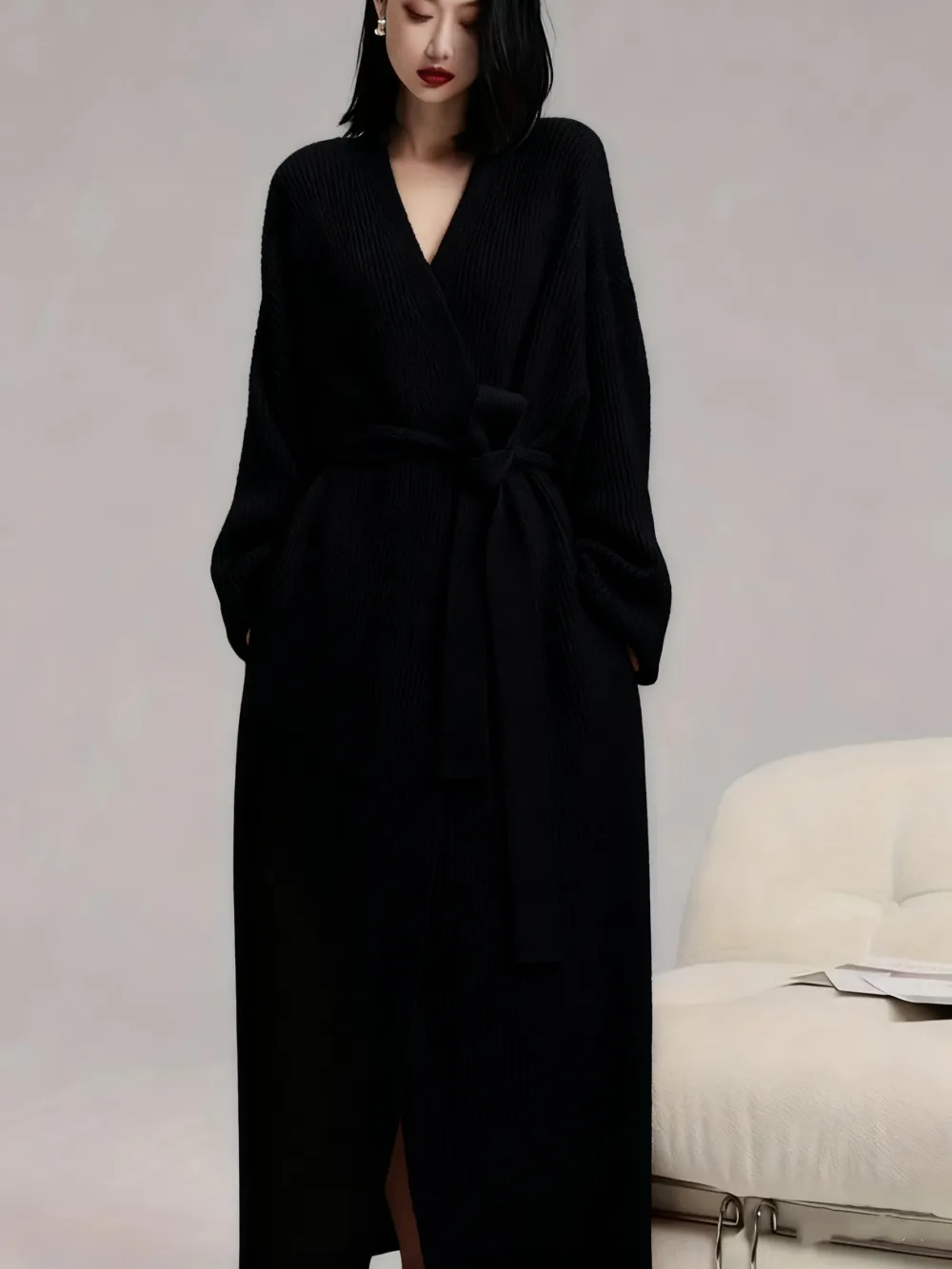 Women's Double-Sided Fleece Robe