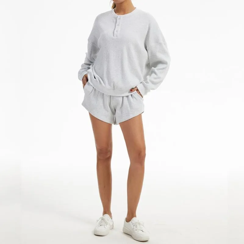 Women's Oversized Waffle Knit Lounge Set