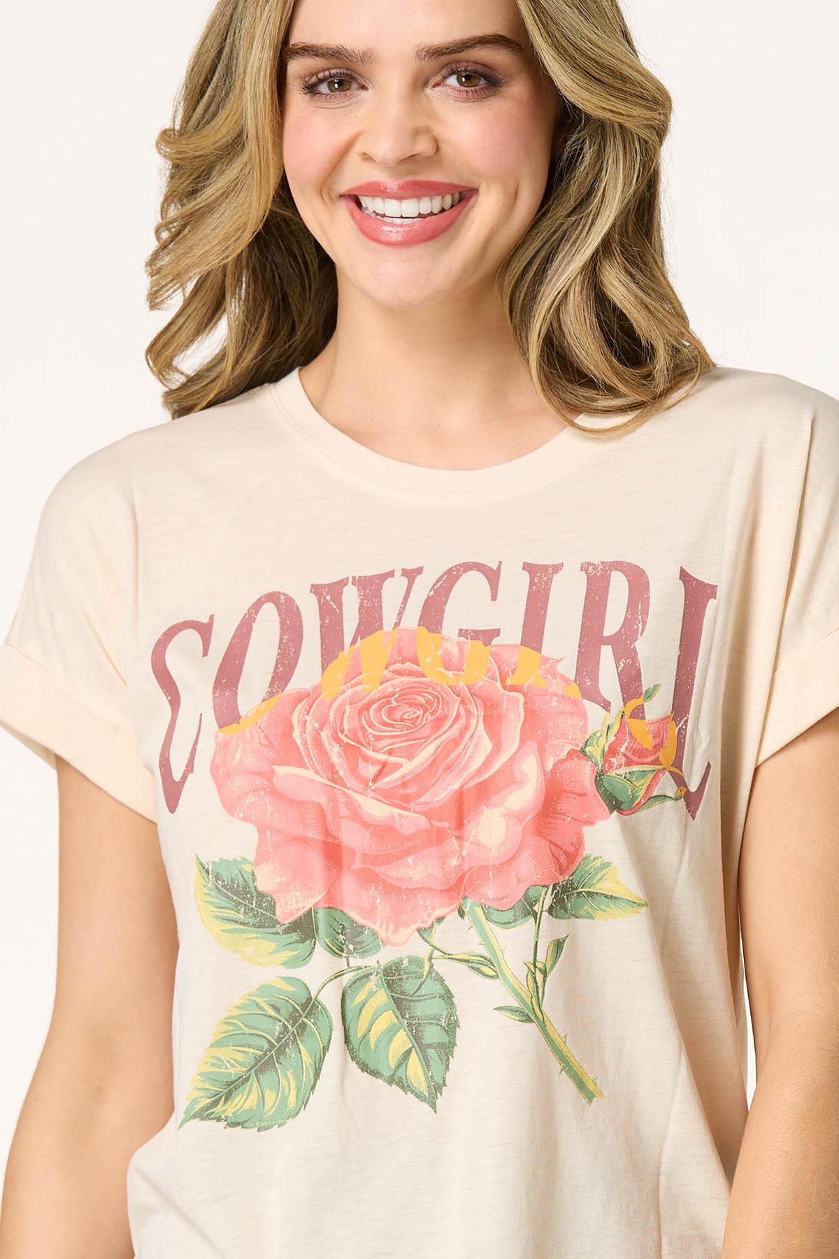 Cowgirl Rose Tee