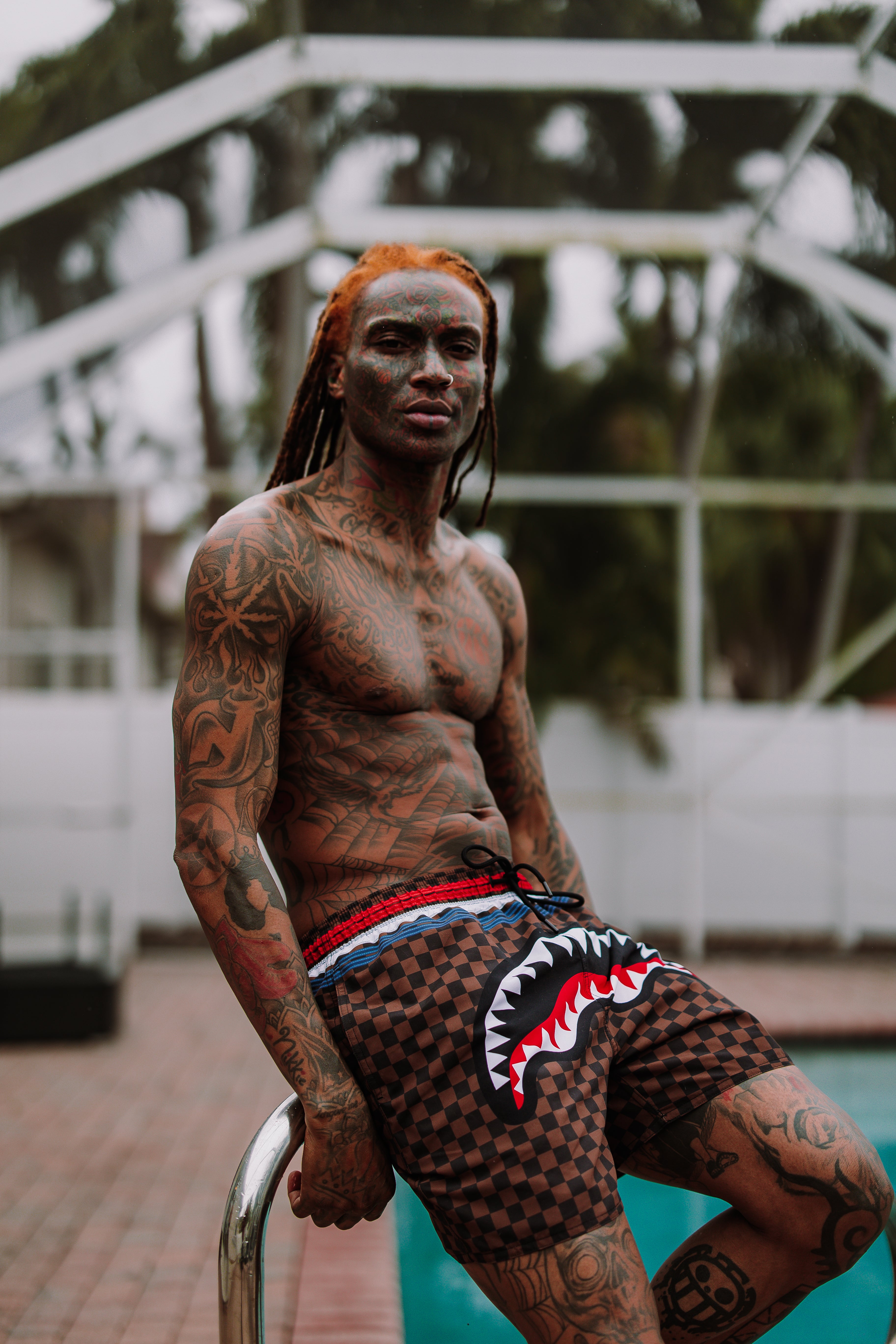 SHARKS IN PARIS GT SWIM SHORTS