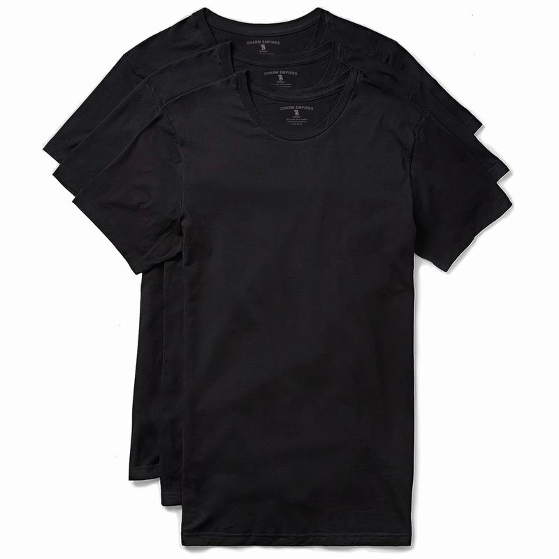 Men’s Slim Fit Crew Neck T-Shirt 3-Pack