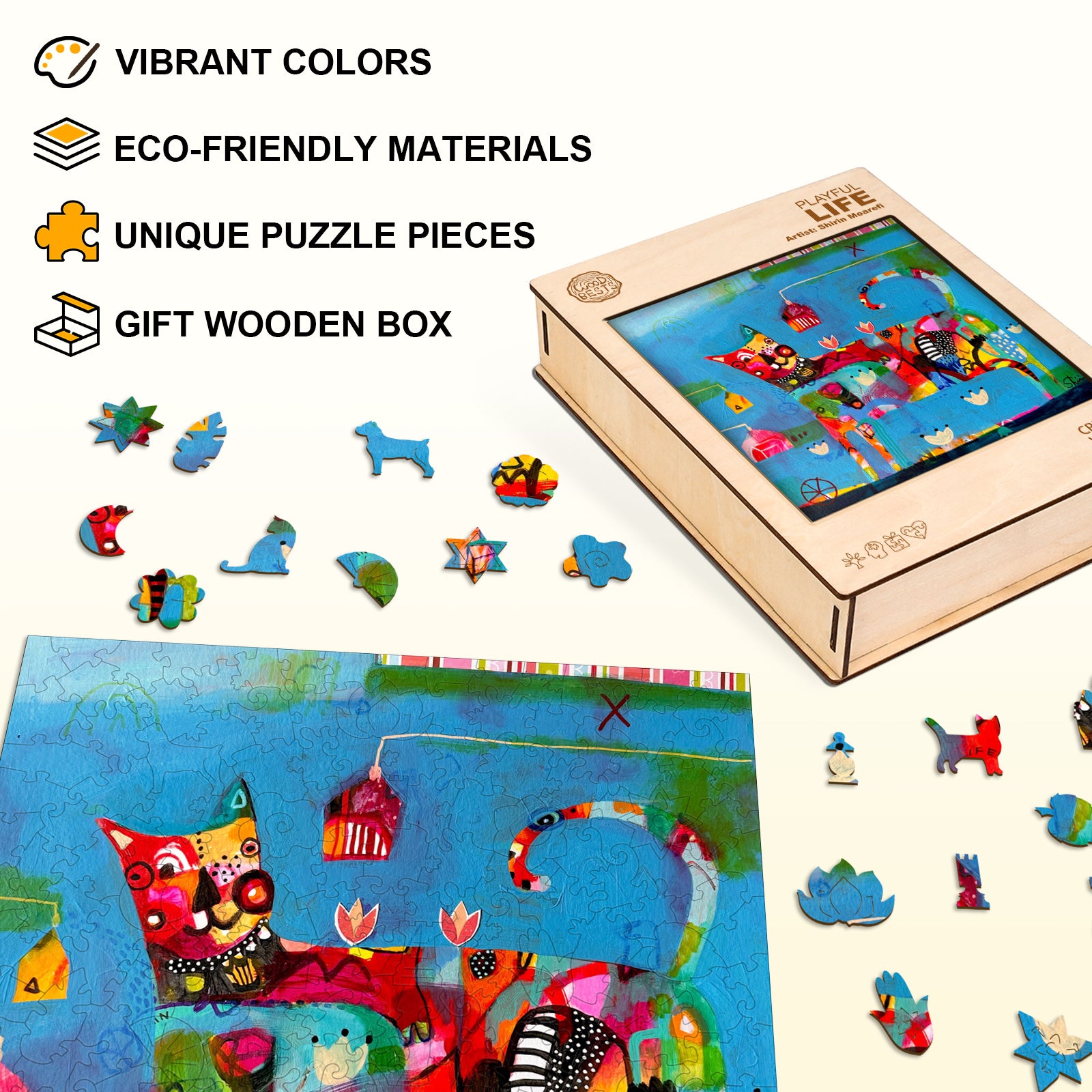 Playful Life - By Artist Shirin Moarefi