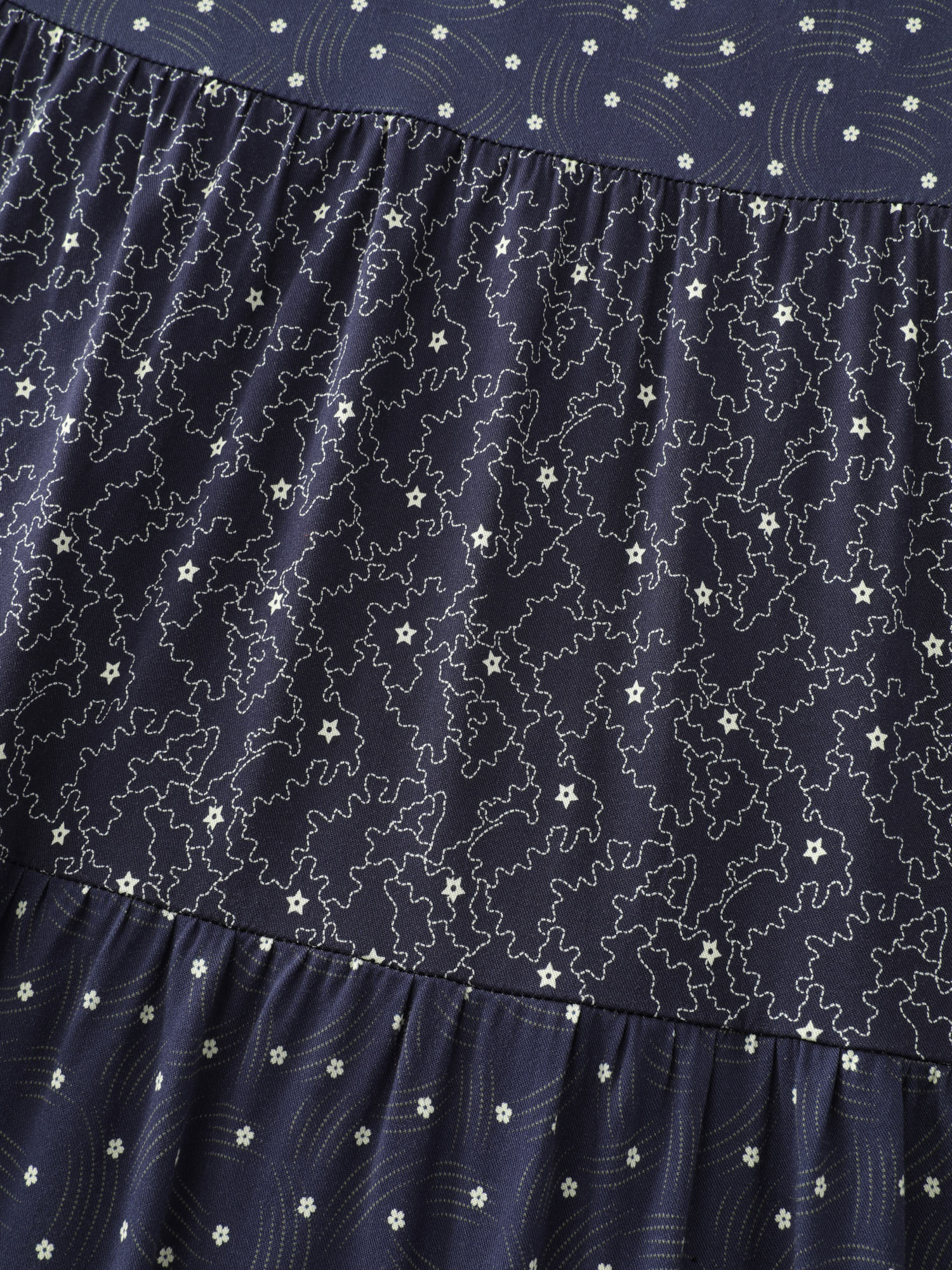 Polka Dots Print Tiered Flowy Maxi Dress