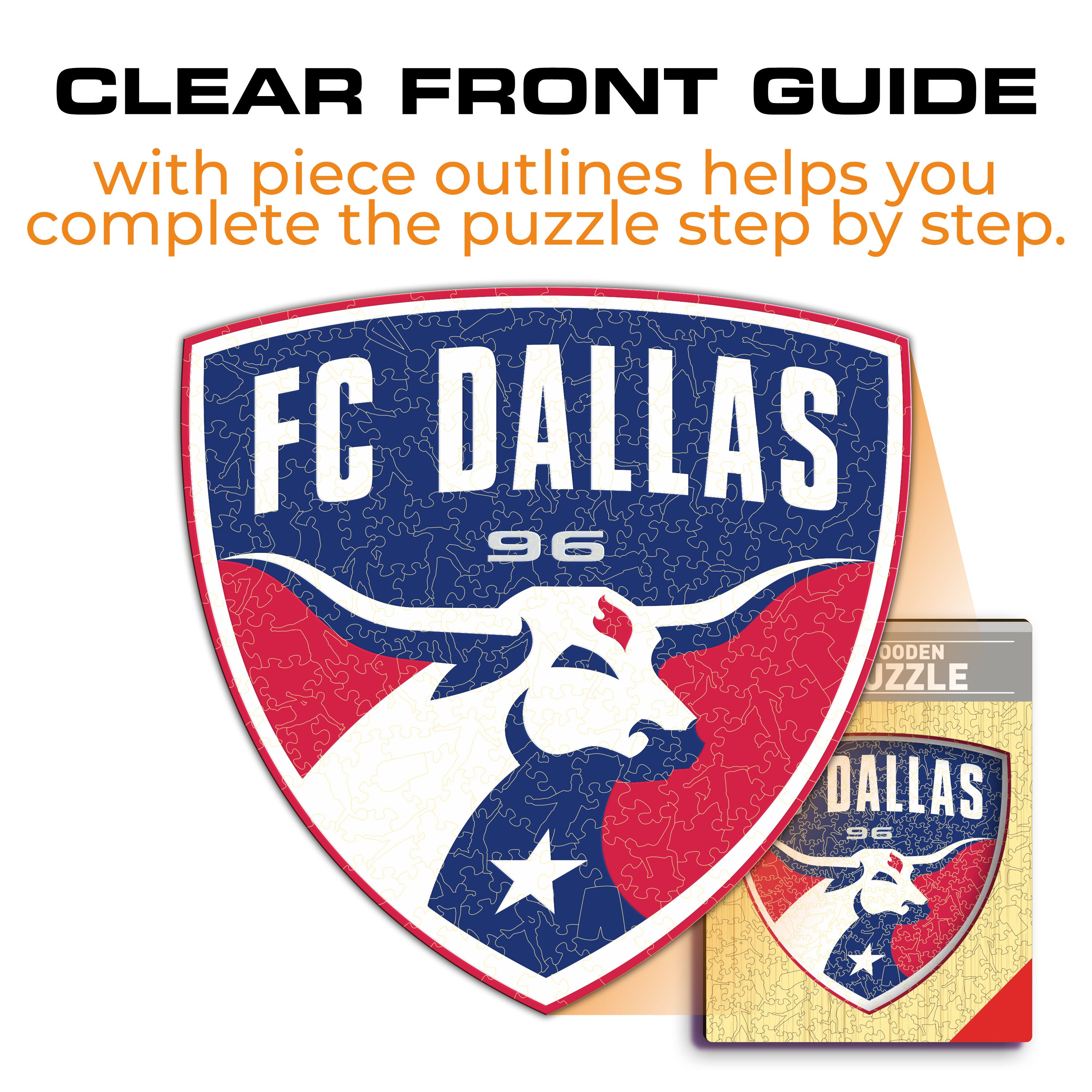 FC Dallas® Logo - Wooden Puzzle