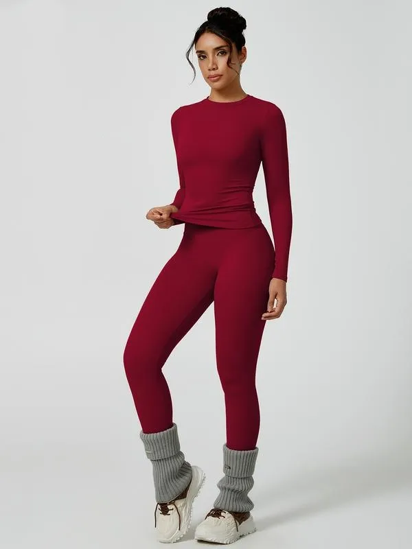 Women's Patchwork Yoga Sets, High Elastic Slim-Fit