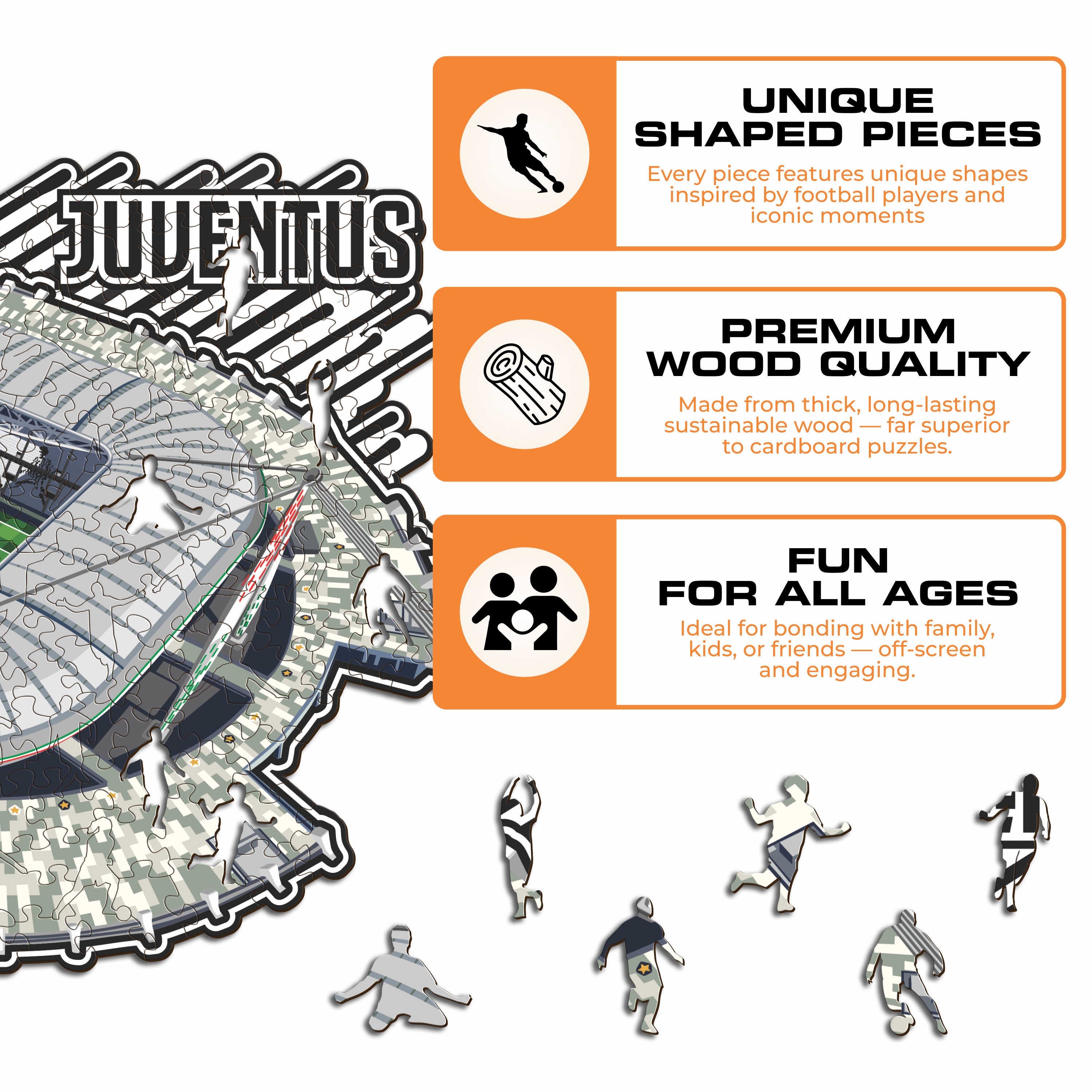Juventus FC® Allianz Stadium - Wooden Puzzle