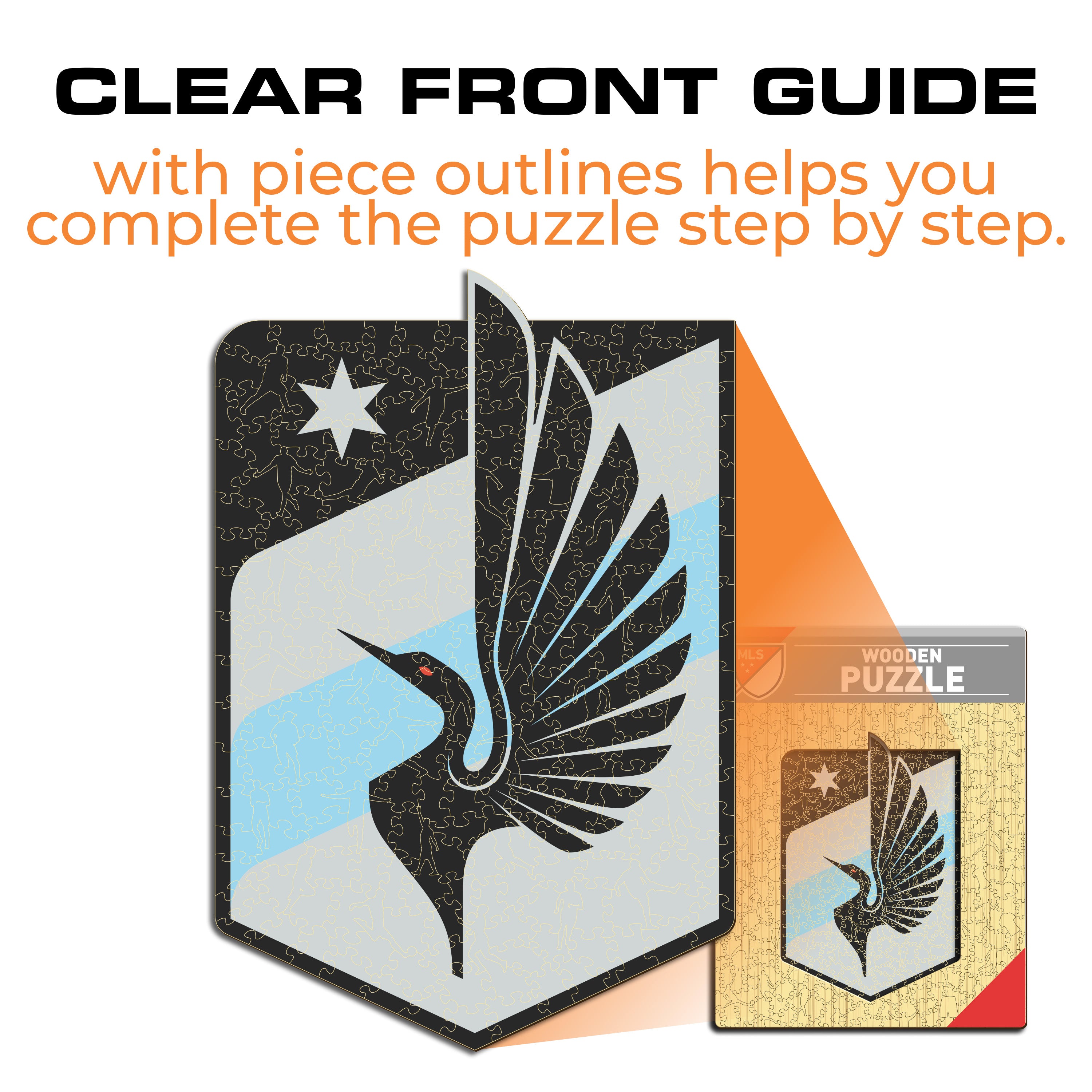 Minnesota United® Logo - Wooden Puzzle
