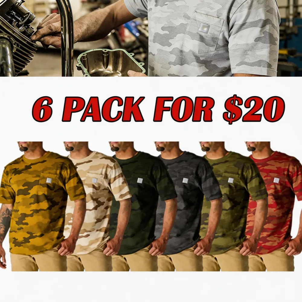 Men's Multi-Color Camo Short Sleeve Tee | Casual Everyday Style