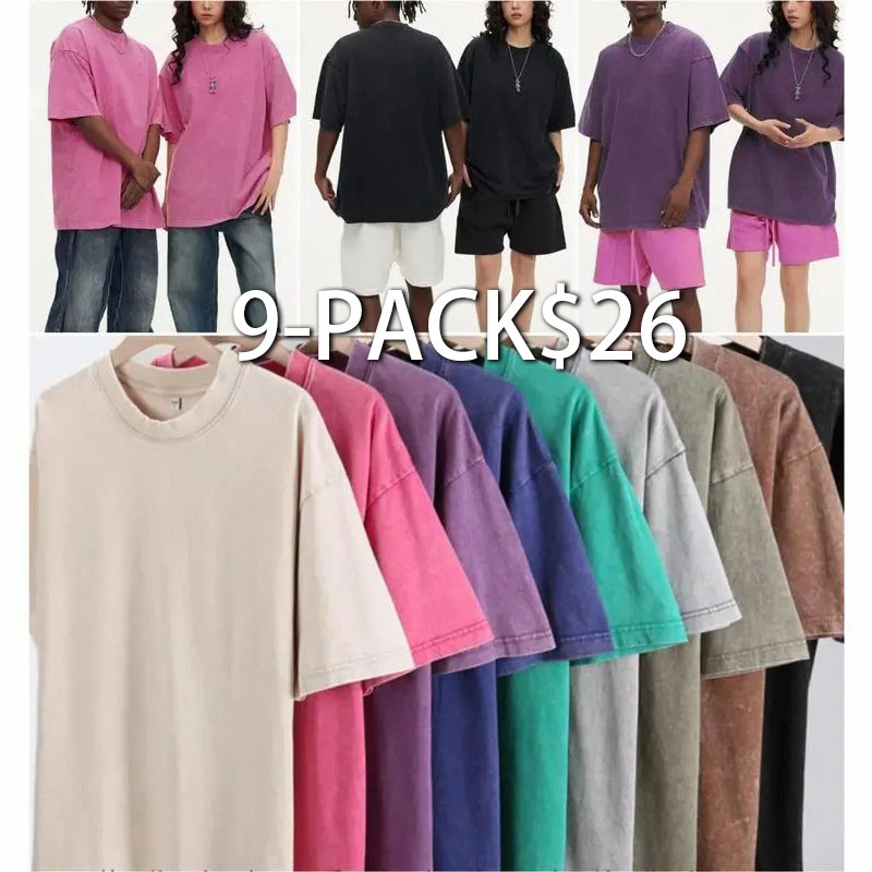 Unisex Oversized Acid Wash Heavyweight T-Shirt – Vintage Gym & Streetwear Tee