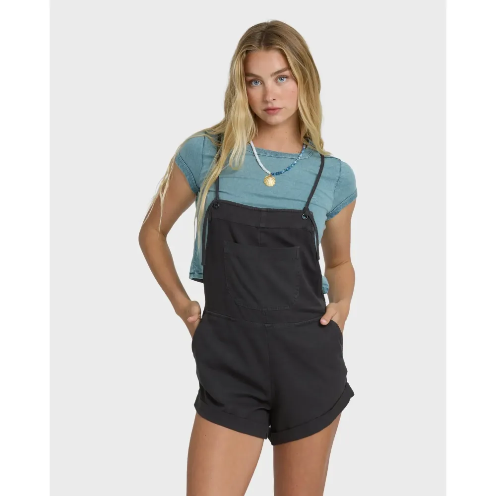 Women's Wild Pursuit Yarn-Dyed Overalls, Square Neck, Adjustable Tie Straps, Regular Fit