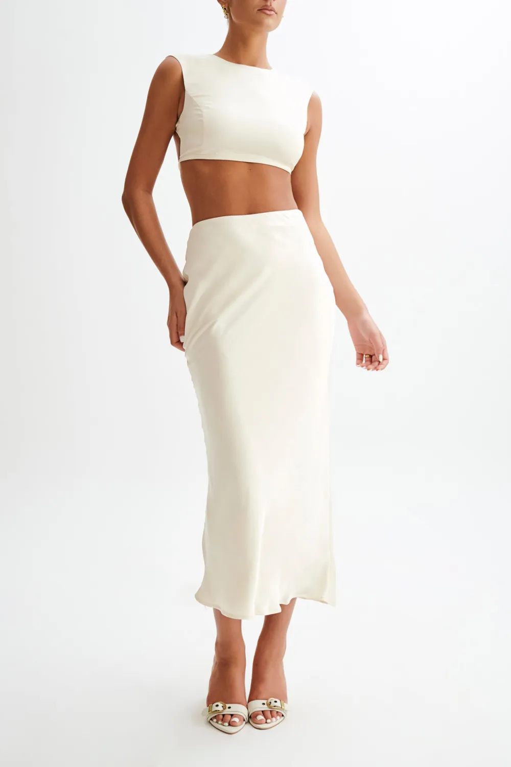 Satin Maxi Skirt