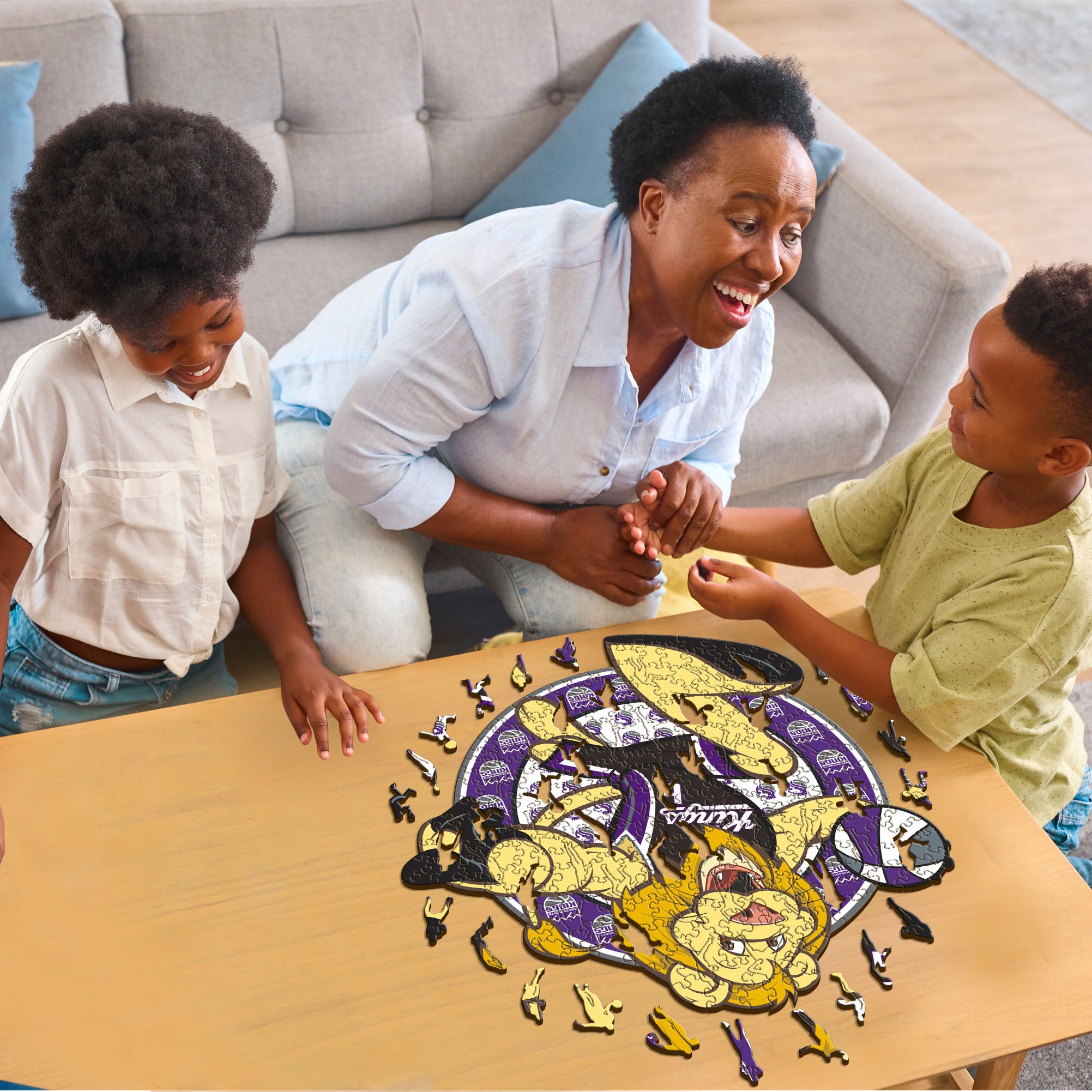 Sacramento Kings™ Mascot - Wooden Puzzle