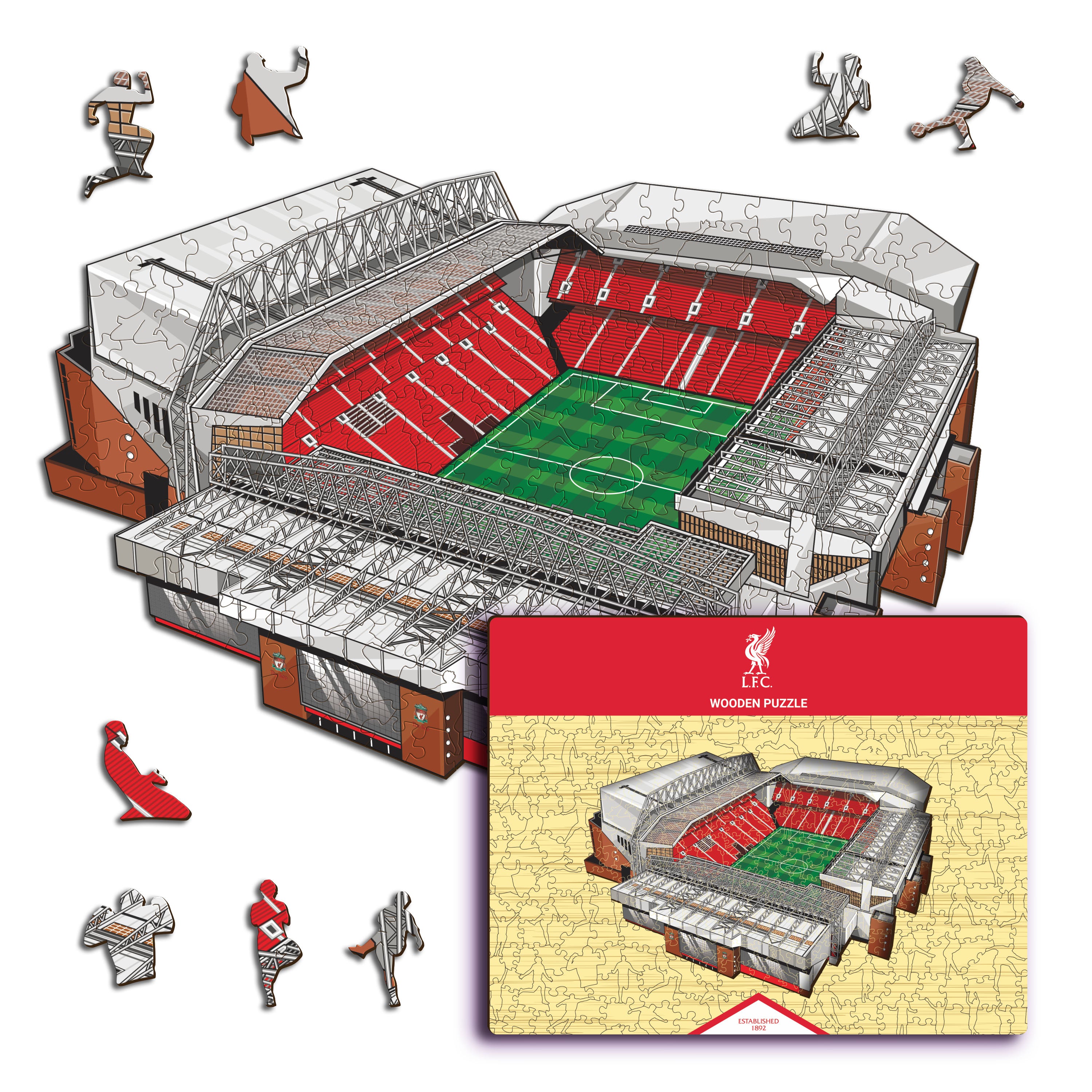 Liverpool FC® Anfield Stadium - Wooden Puzzle