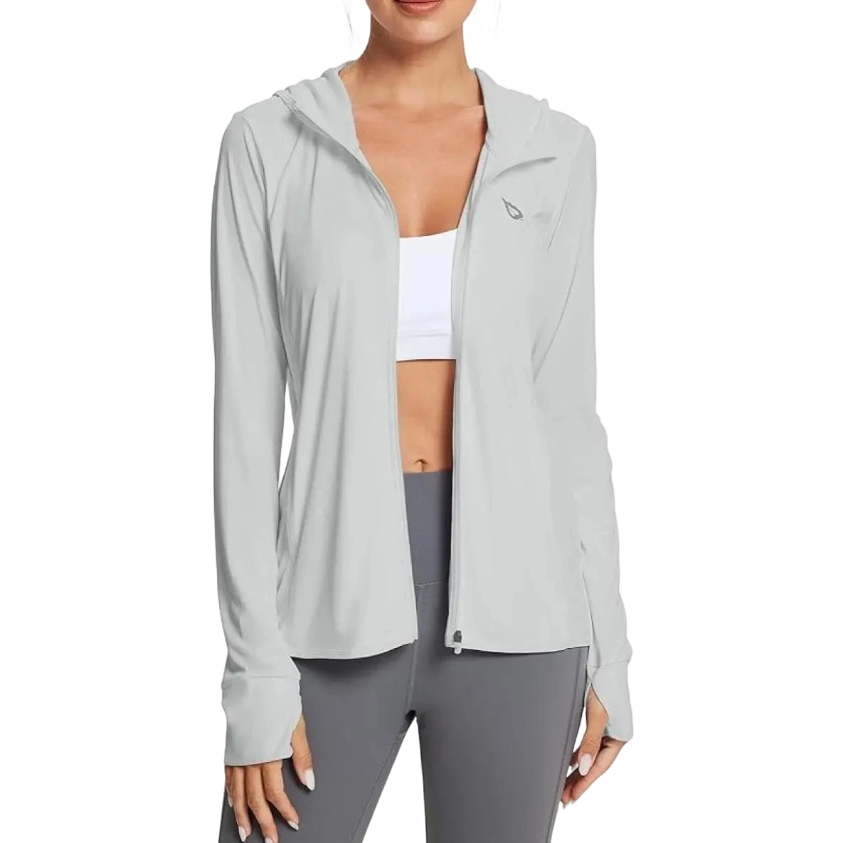 Women's UPF50+ Hoodie Sun Protection Shirts Lightweight Breathable SPF Jacket UV Cooling Long Sleeve Summer Outdoor Hiking Gardening Fishing