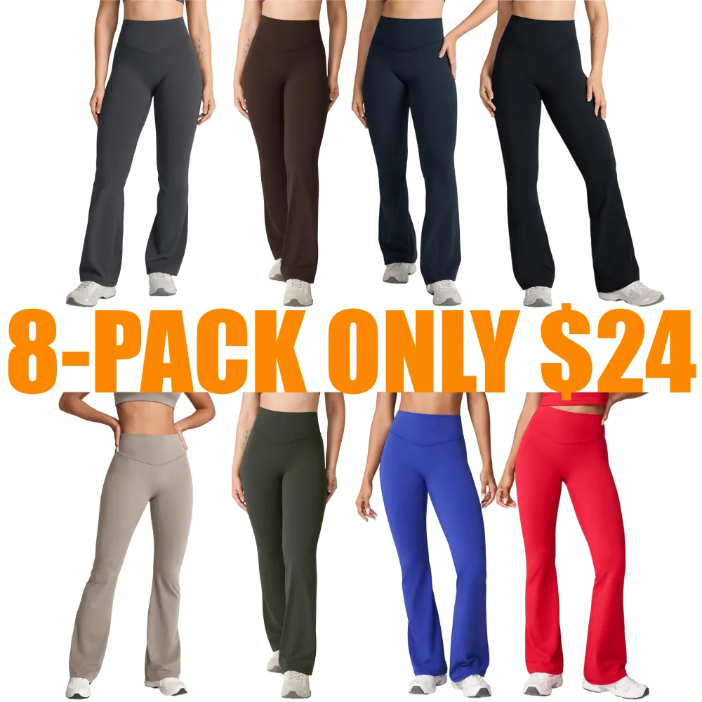 No Front Seam Flare Leggings