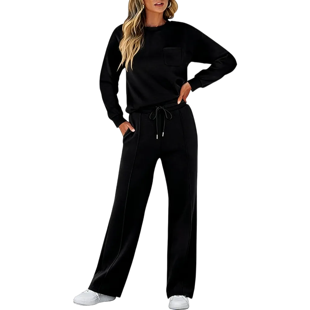 two-piece long-sleeved sports suit